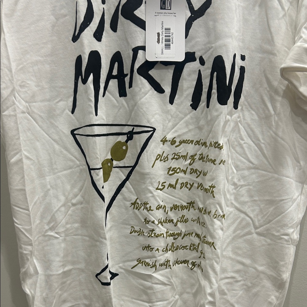 NWT Girl Dangerous Dirty Martini Tee